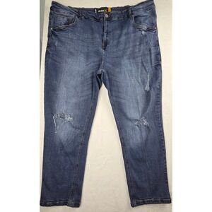 Raw X Jeans Mens 48 Blue Straight Fit Denim Classic Casual Excellent